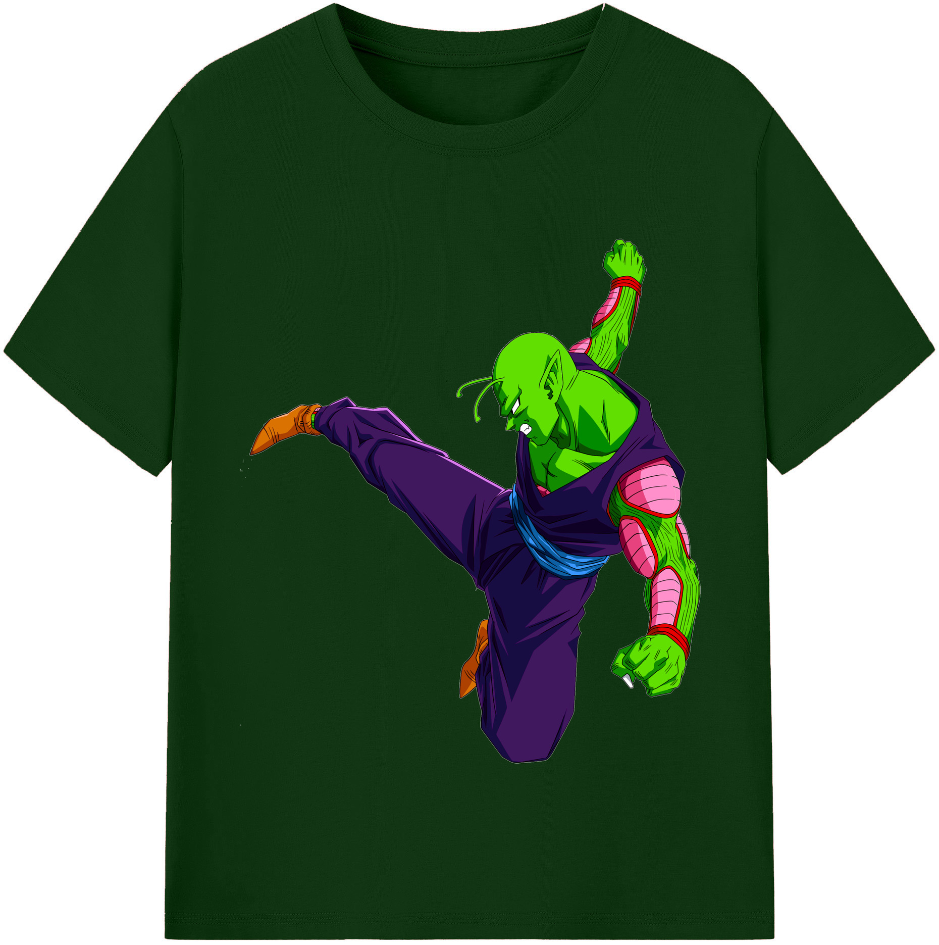 （画像用） ドラゴンボール ピッコロ DRAGON BALL Piccolo 綿100％半袖Tシャツ（フロントプリント）